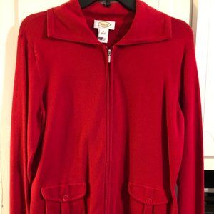 Talbots women's size medium sweater jacket